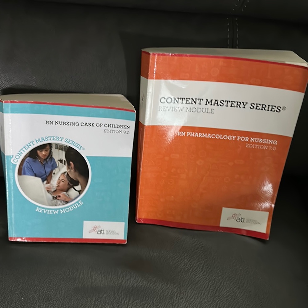 ATI content mastery nursing books